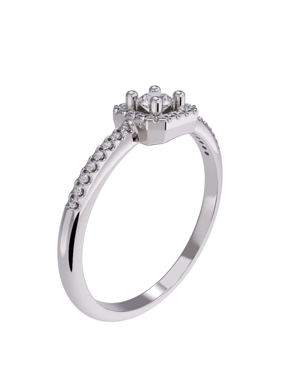 Anillo de compromiso 10 k 3