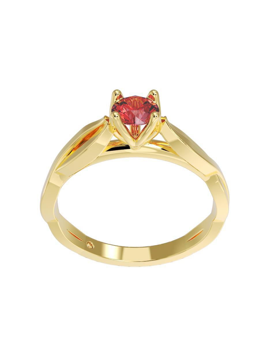 Anillo de compromiso 10 k 4