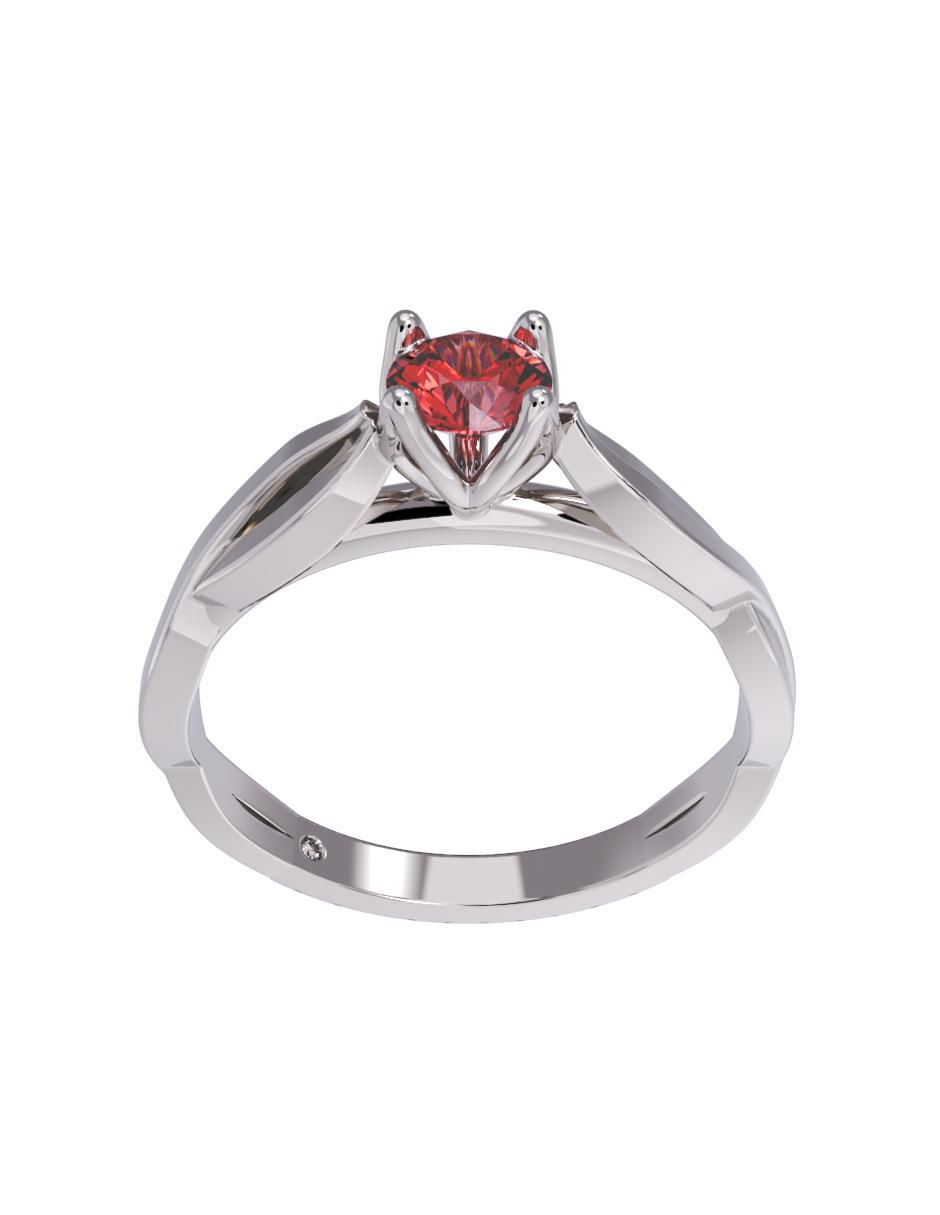 Anillo de compromiso 10 k 2