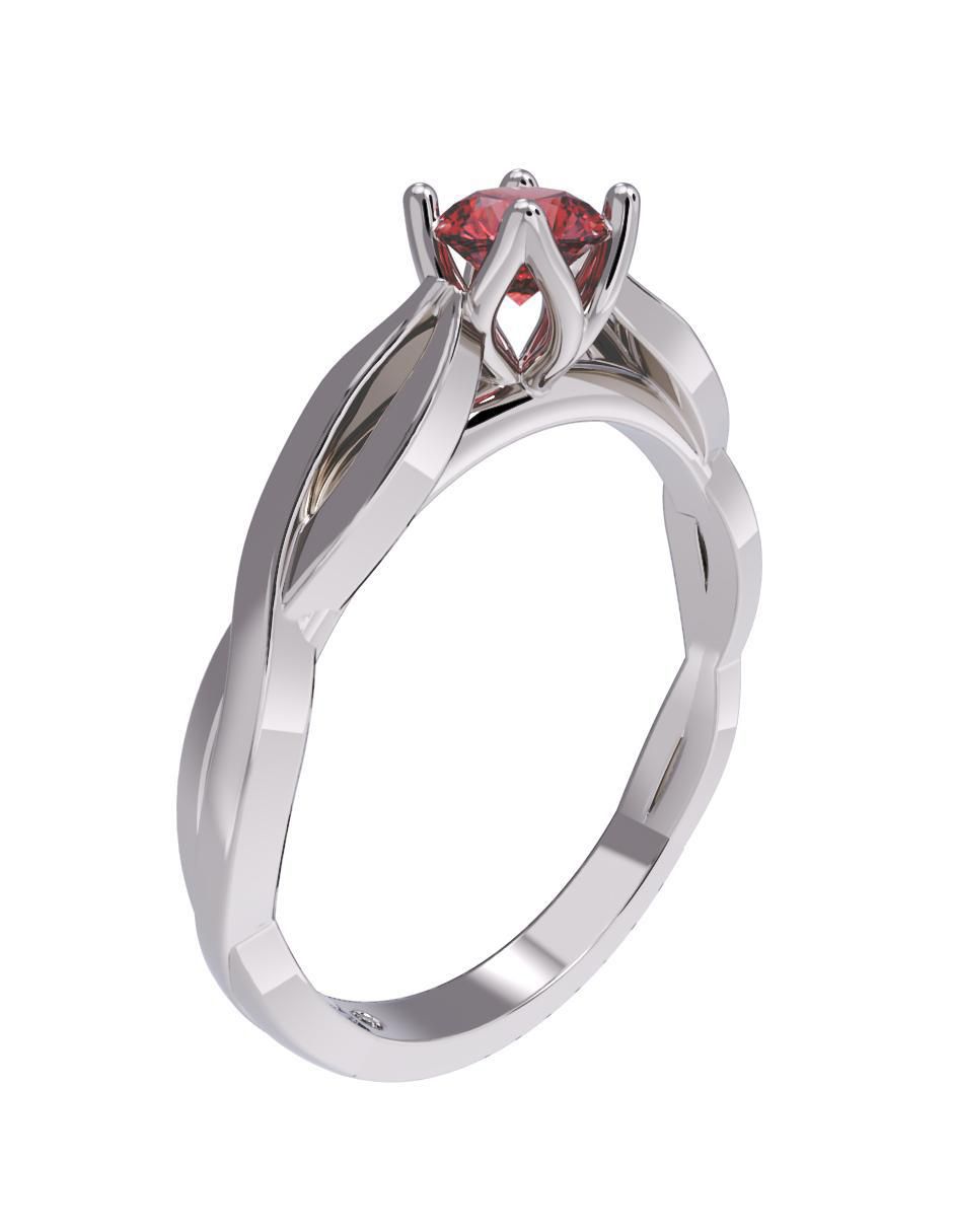 Anillo de compromiso 10 k 3
