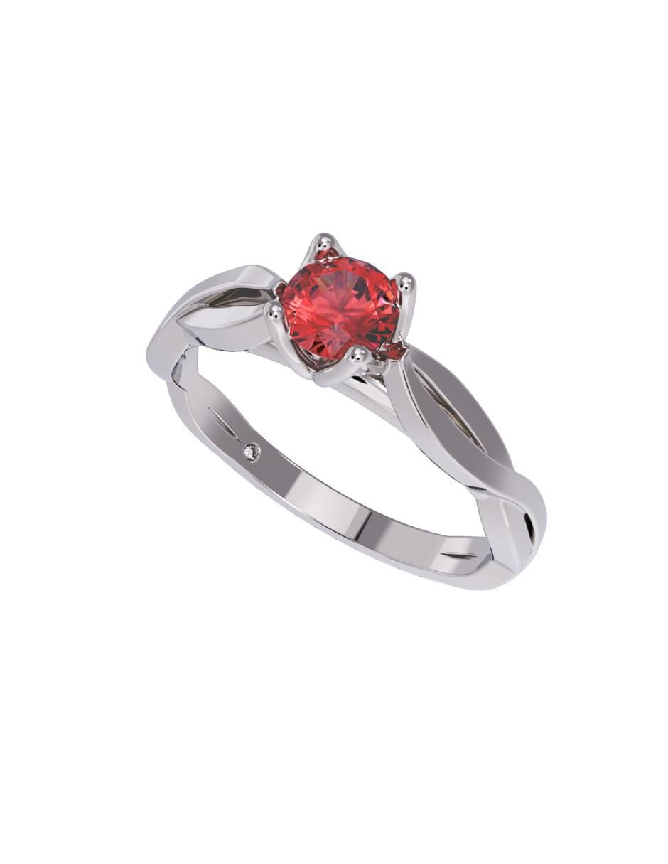 Anillo de compromiso 10 k 4