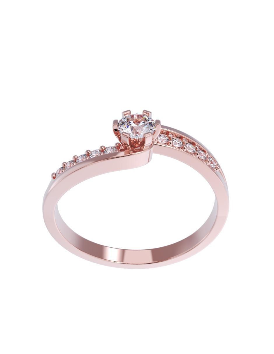 Anillo de compromiso 10 k 2