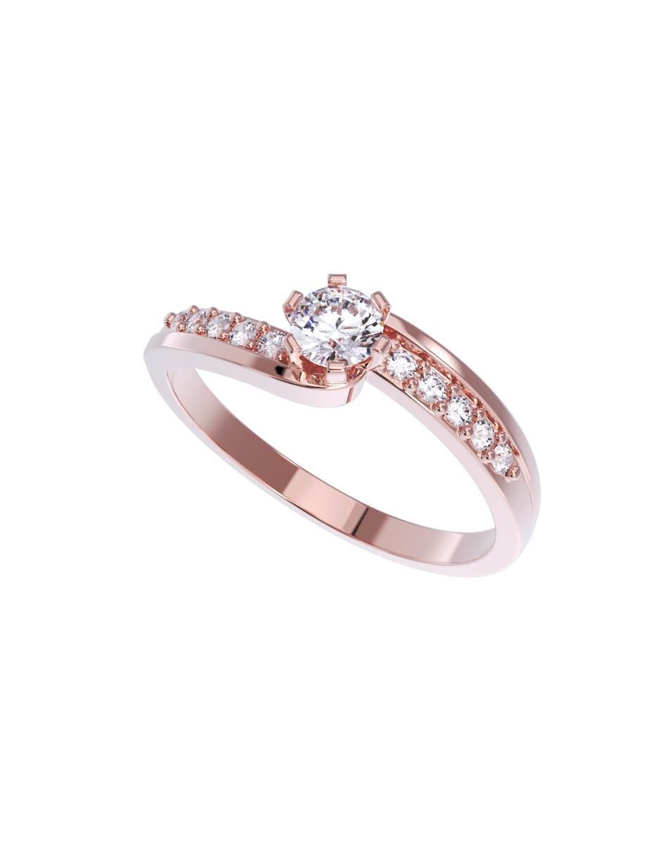 Anillo de compromiso 10 k 4
