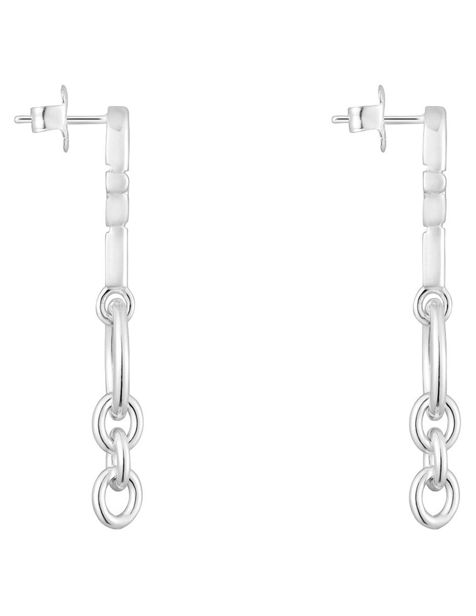 Aretes de plata P 925 con acabado brillante 2