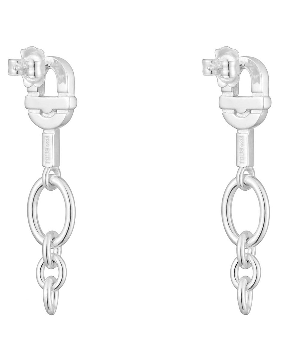 Aretes de plata P 925 con acabado brillante 3