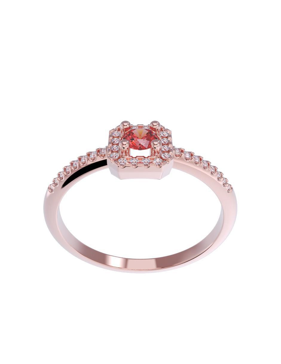 Anillo de compromiso 10 k 2