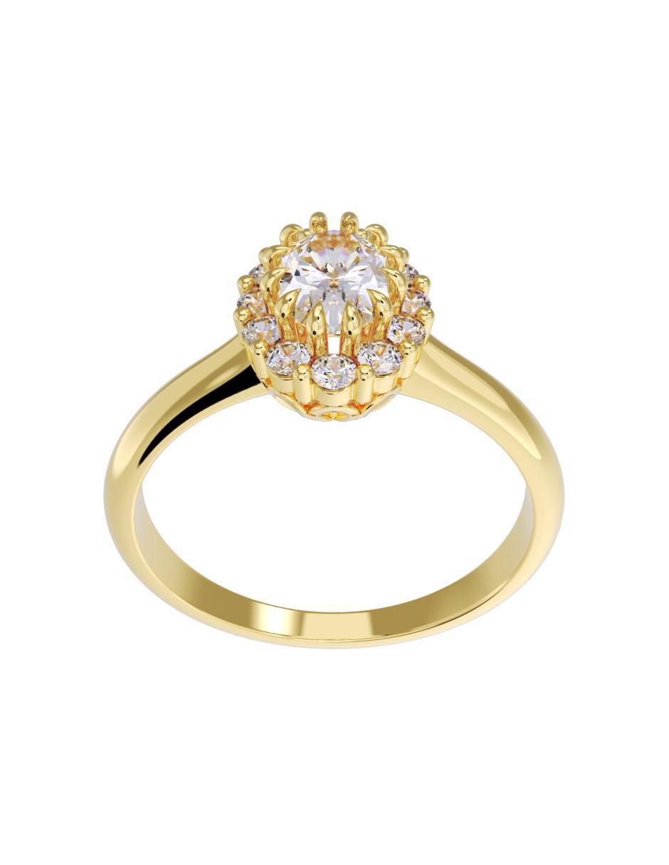 Anillo de compromiso 10 k 4