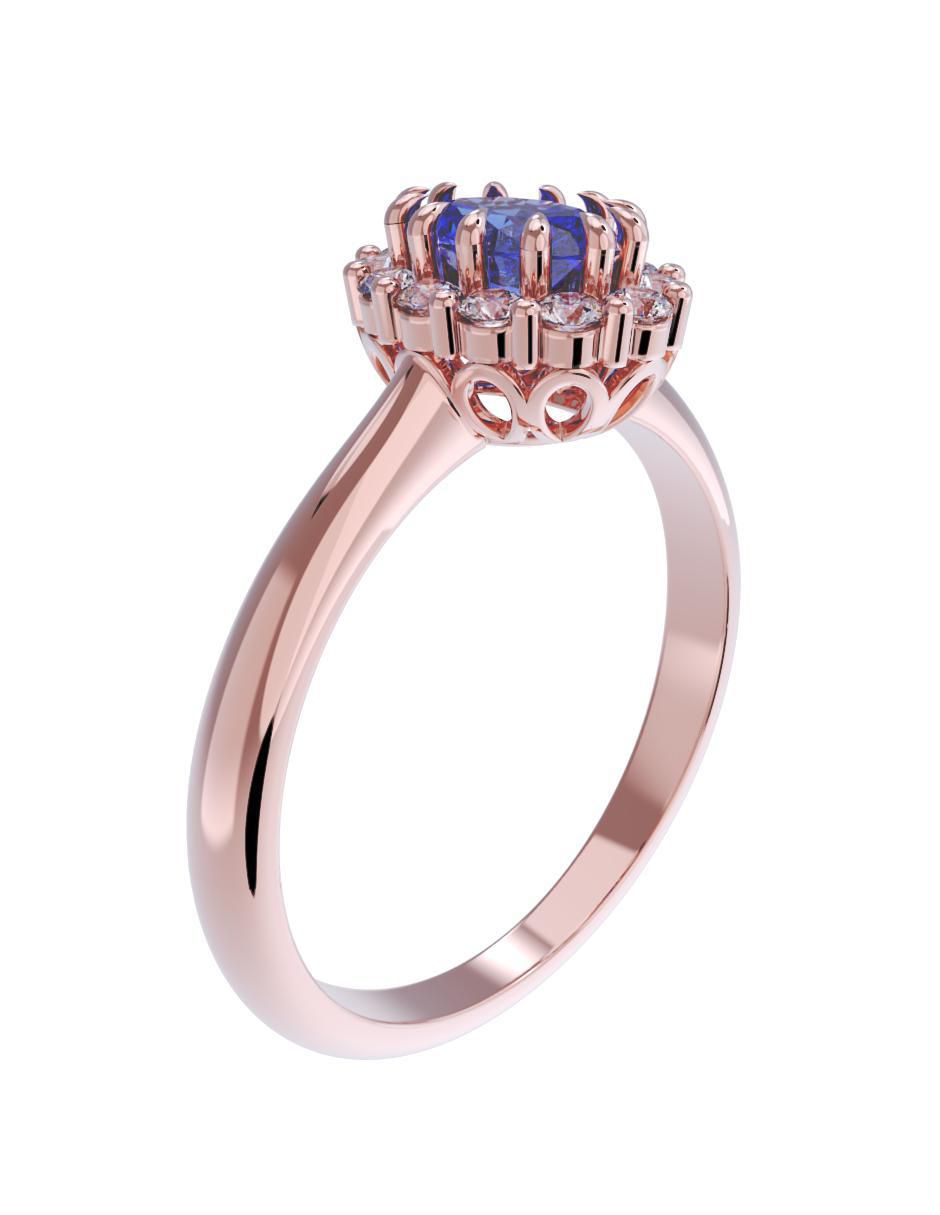 Anillo de compromiso 10 k 3