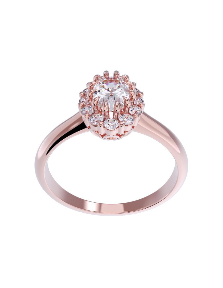 Anillo de compromiso 10 k 2