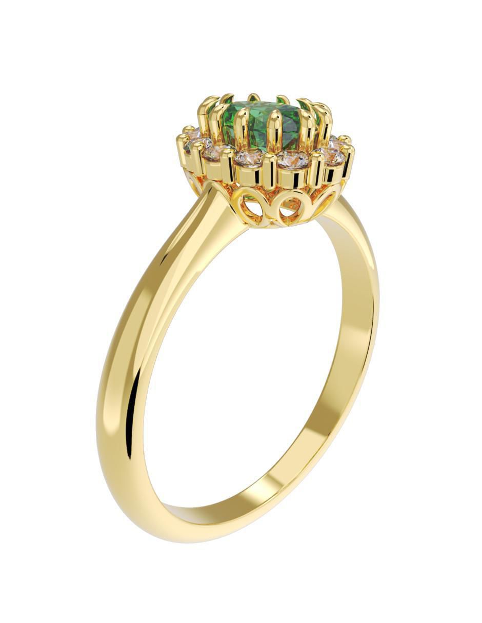 Anillo de compromiso 10 k 2