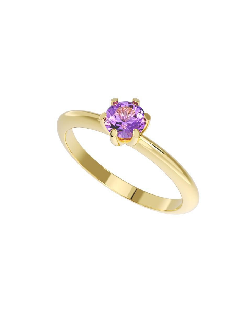 Anillo de compromiso 10 k 2