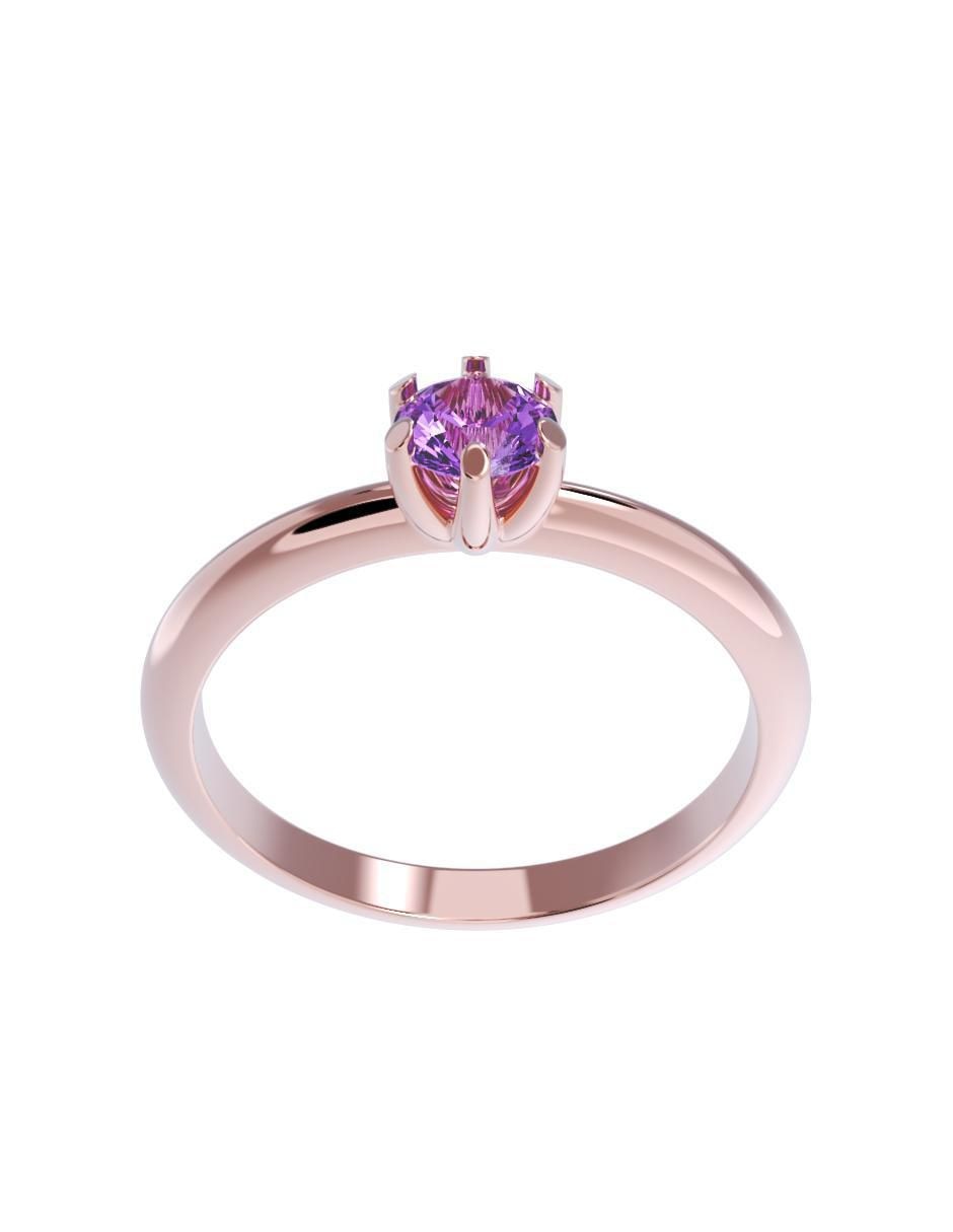 Anillo de compromiso 10 k 2
