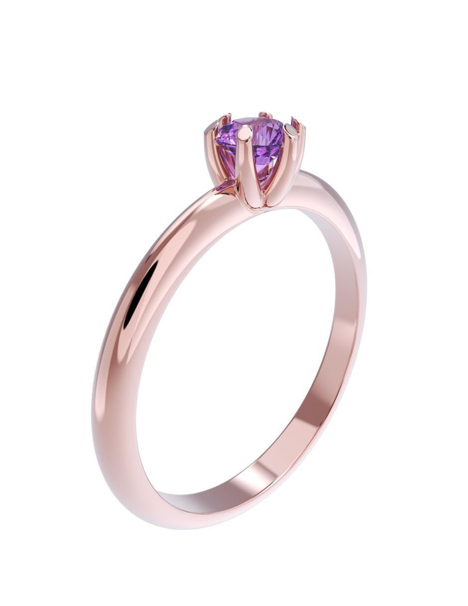 Anillo de compromiso 10 k 3