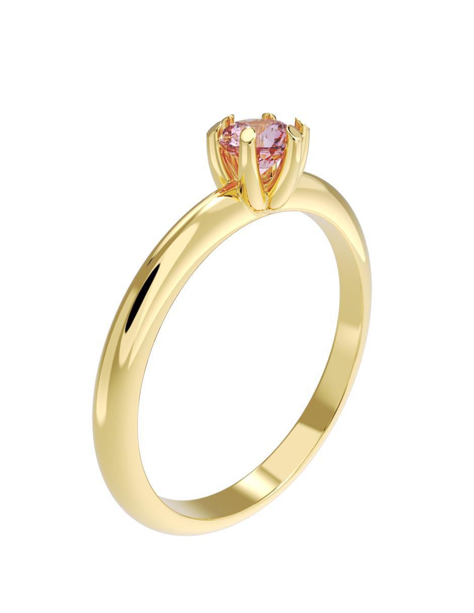 Anillo de compromiso 10 k 3