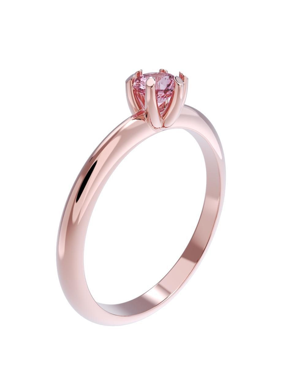 Anillo de compromiso 10 k 3