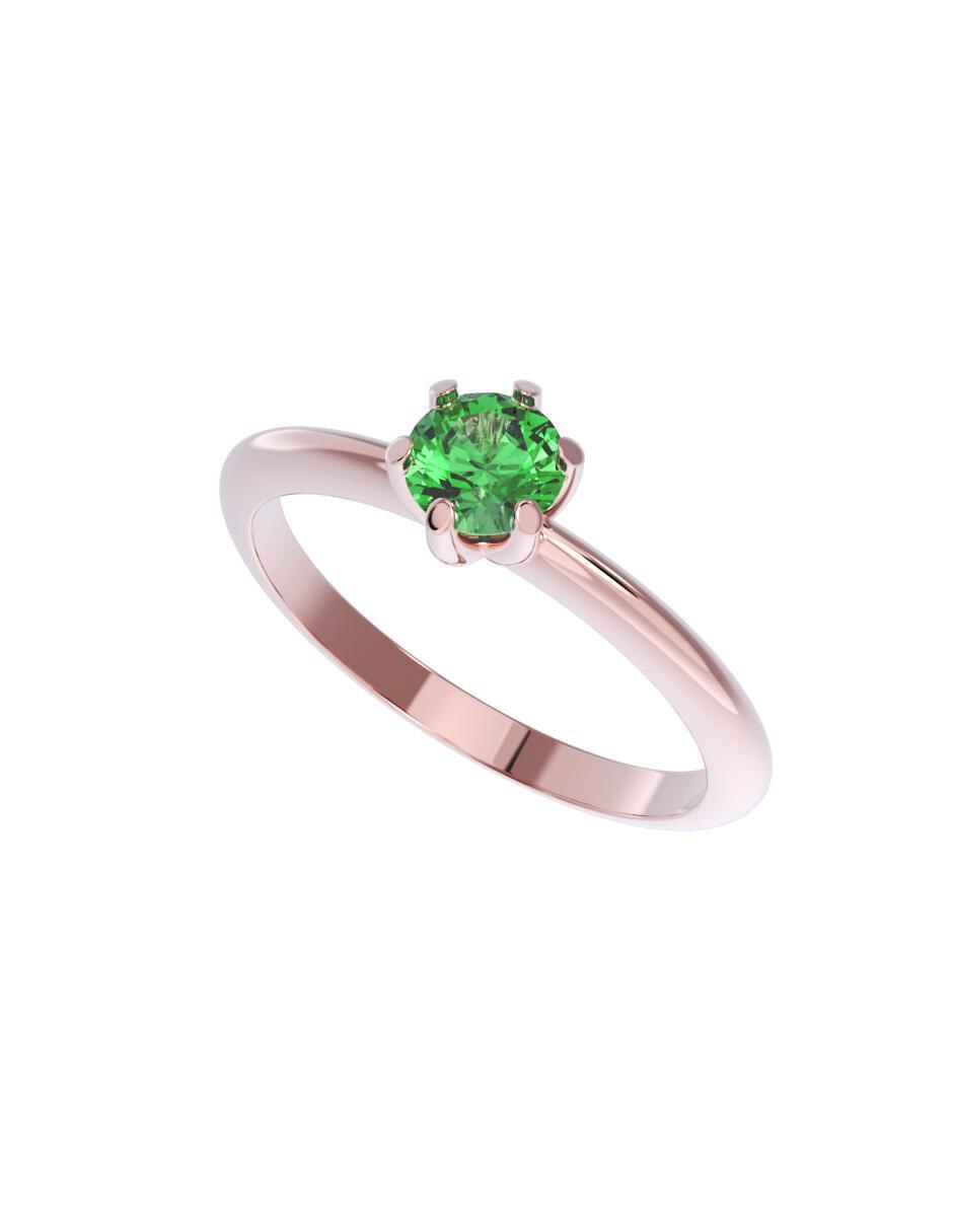 Anillo de compromiso 10 k 4