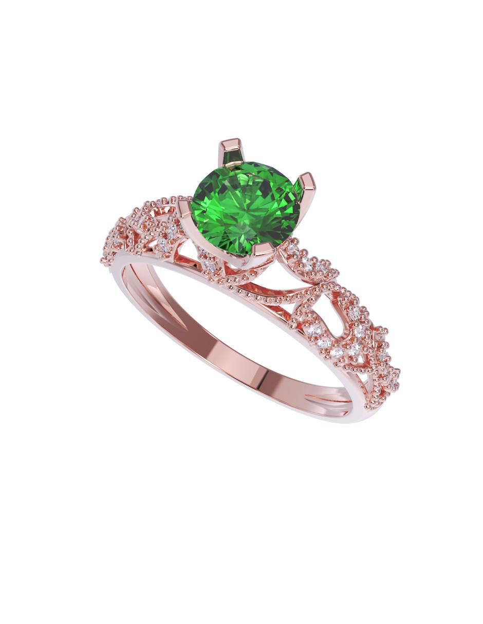 Anillo de compromiso 10 k 4