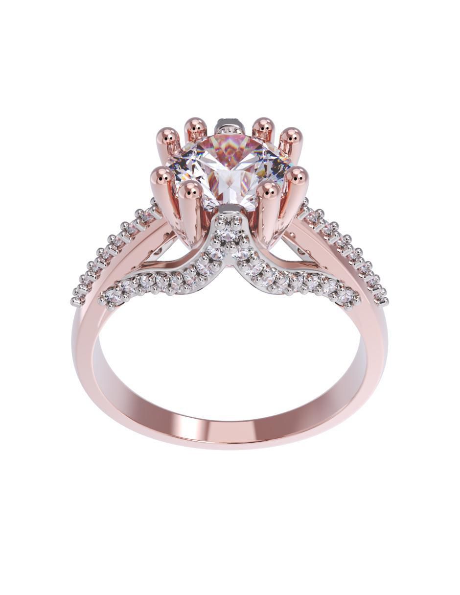 Anillo de compromiso 10 k 2