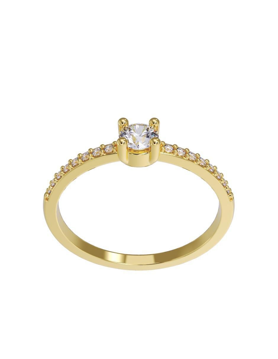 Anillo de compromiso 10 k 2
