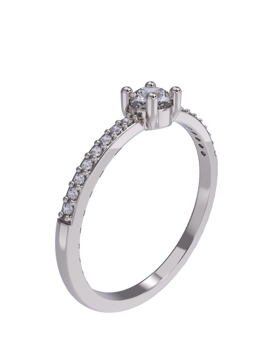 Anillo de compromiso 10 k 3