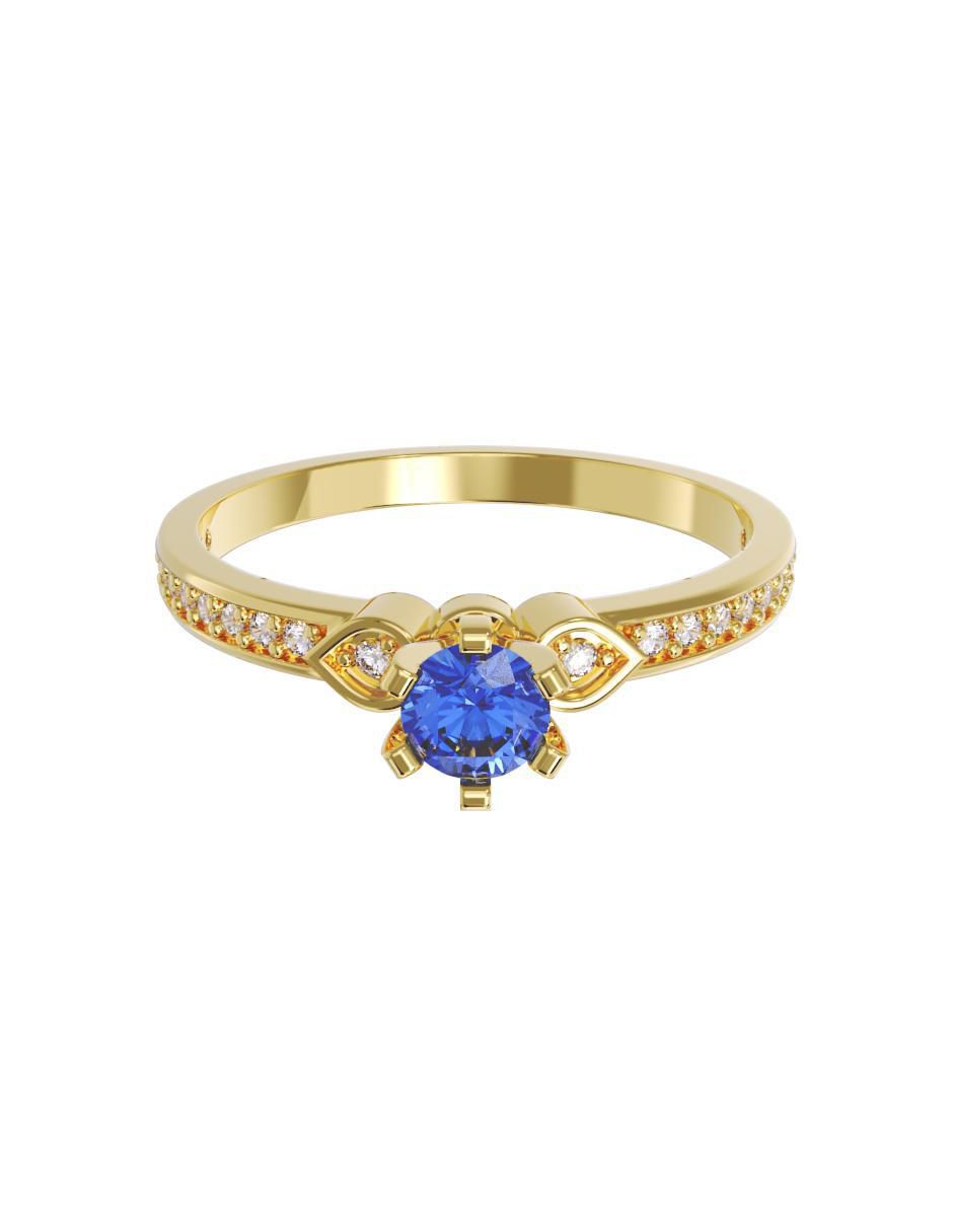 Anillo de compromiso 10 k