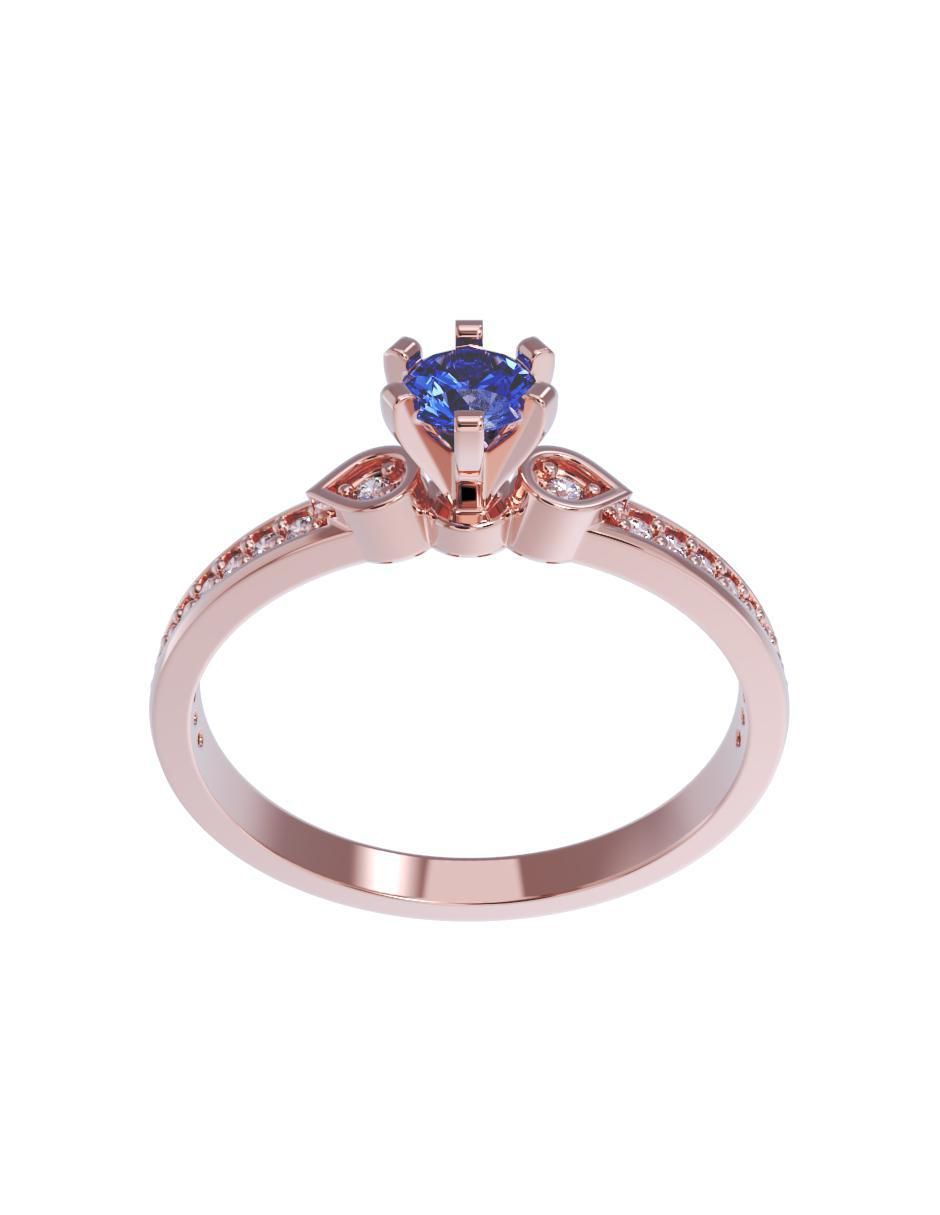 Anillo de compromiso 10 k 2