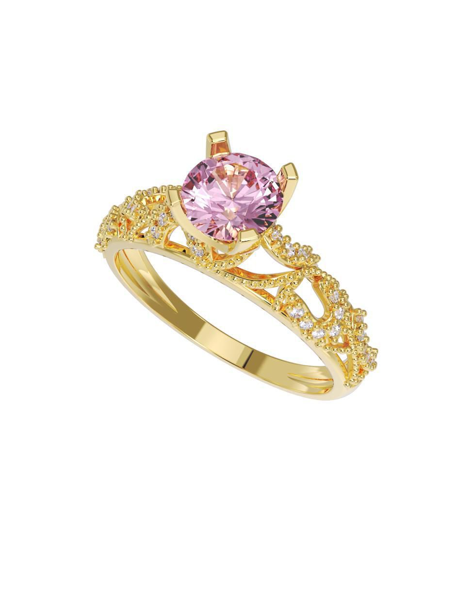 Anillo de compromiso 10 k 2
