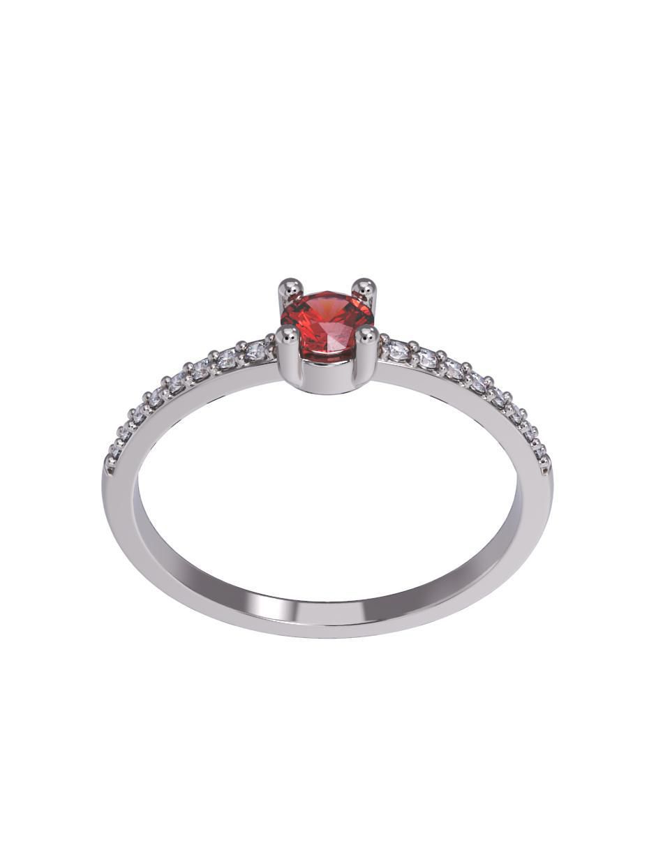 Anillo de compromiso 10 k 2