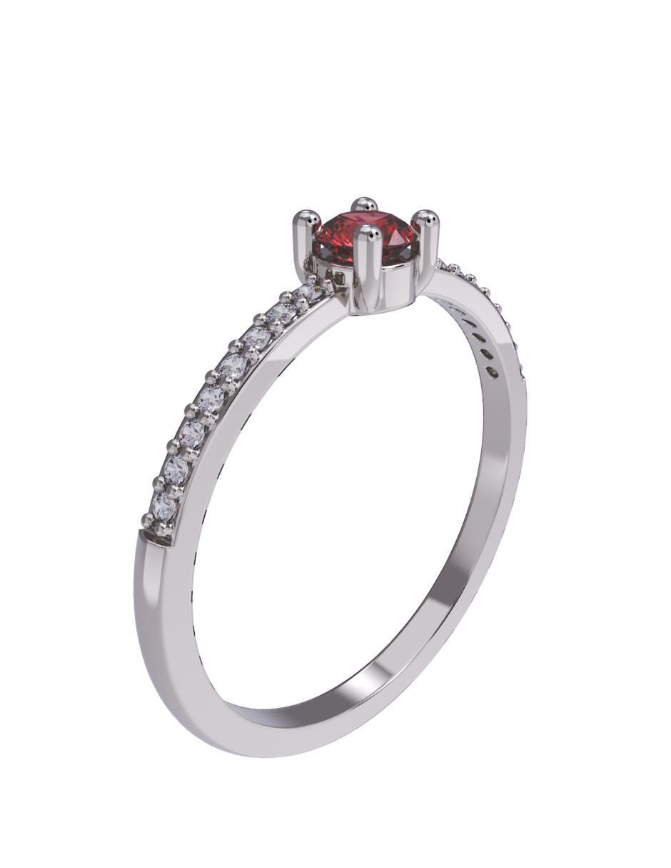 Anillo de compromiso 10 k 3
