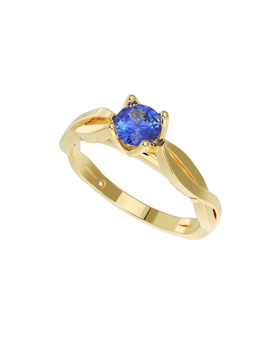 Anillo de compromiso 10 k 2