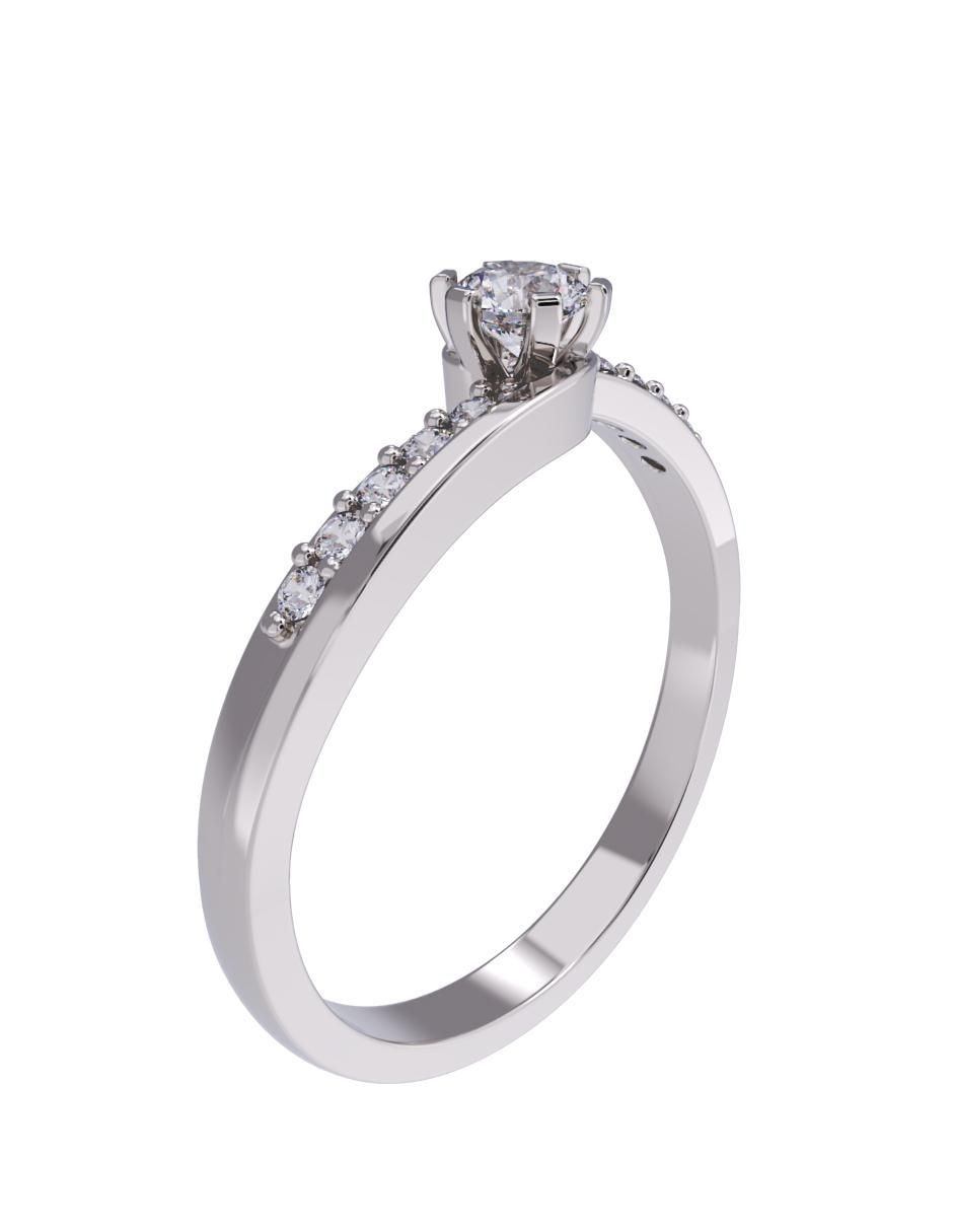 Anillo de compromiso 14 k 2