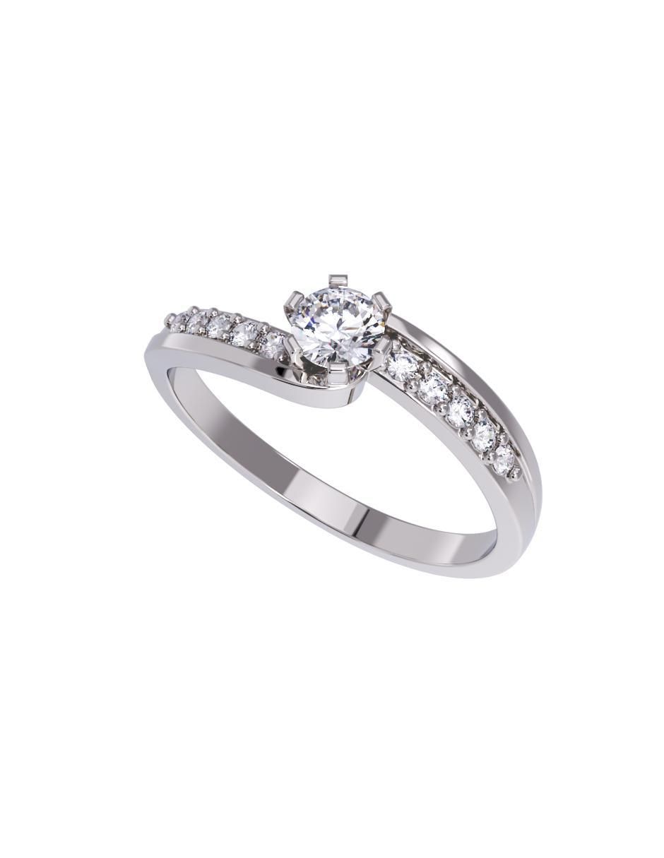Anillo de compromiso 14 k 4