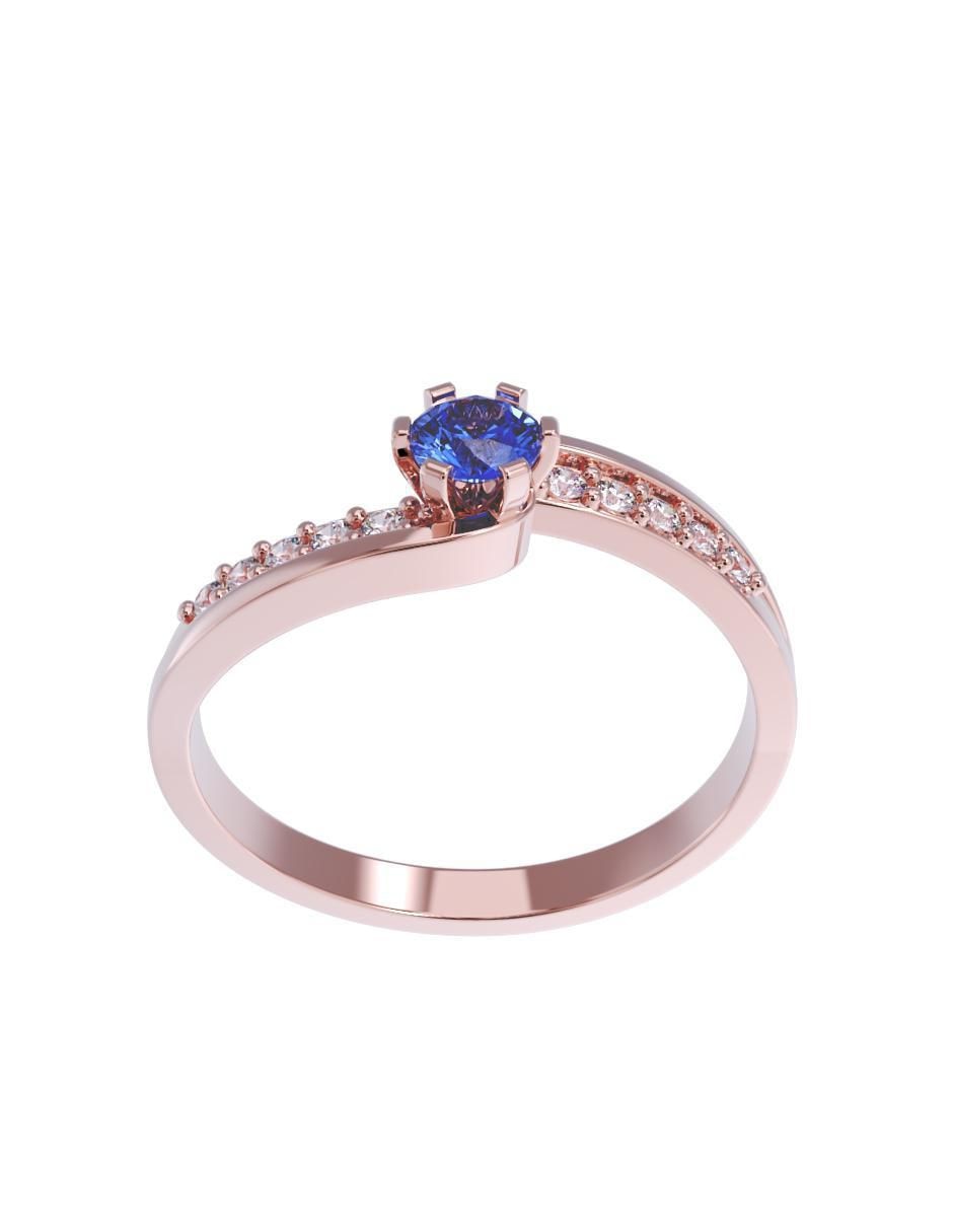 Anillo de compromiso 14 k 2