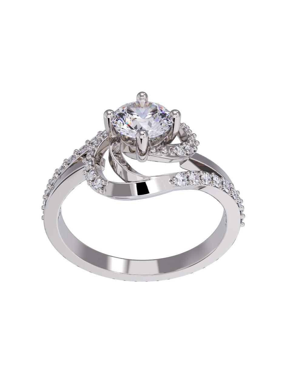 Anillo de compromiso 10 k 2