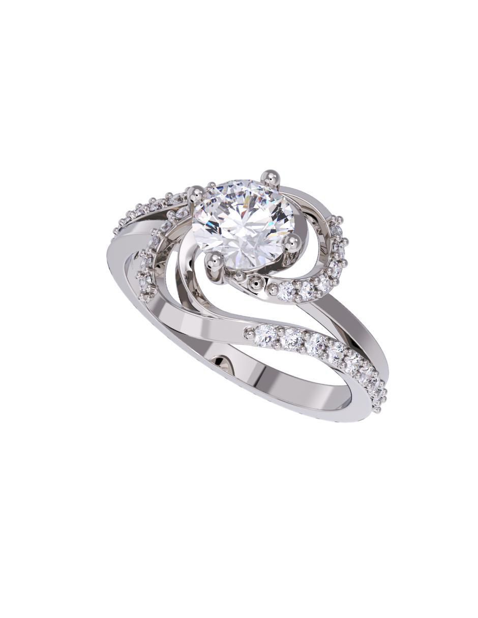 Anillo de compromiso 10 k 4
