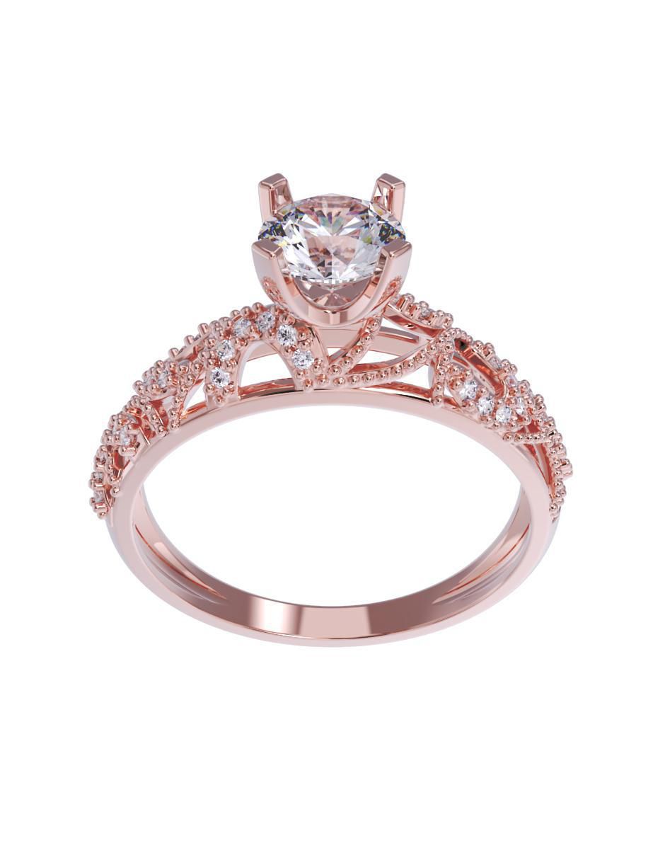 Anillo de compromiso 10 k 2