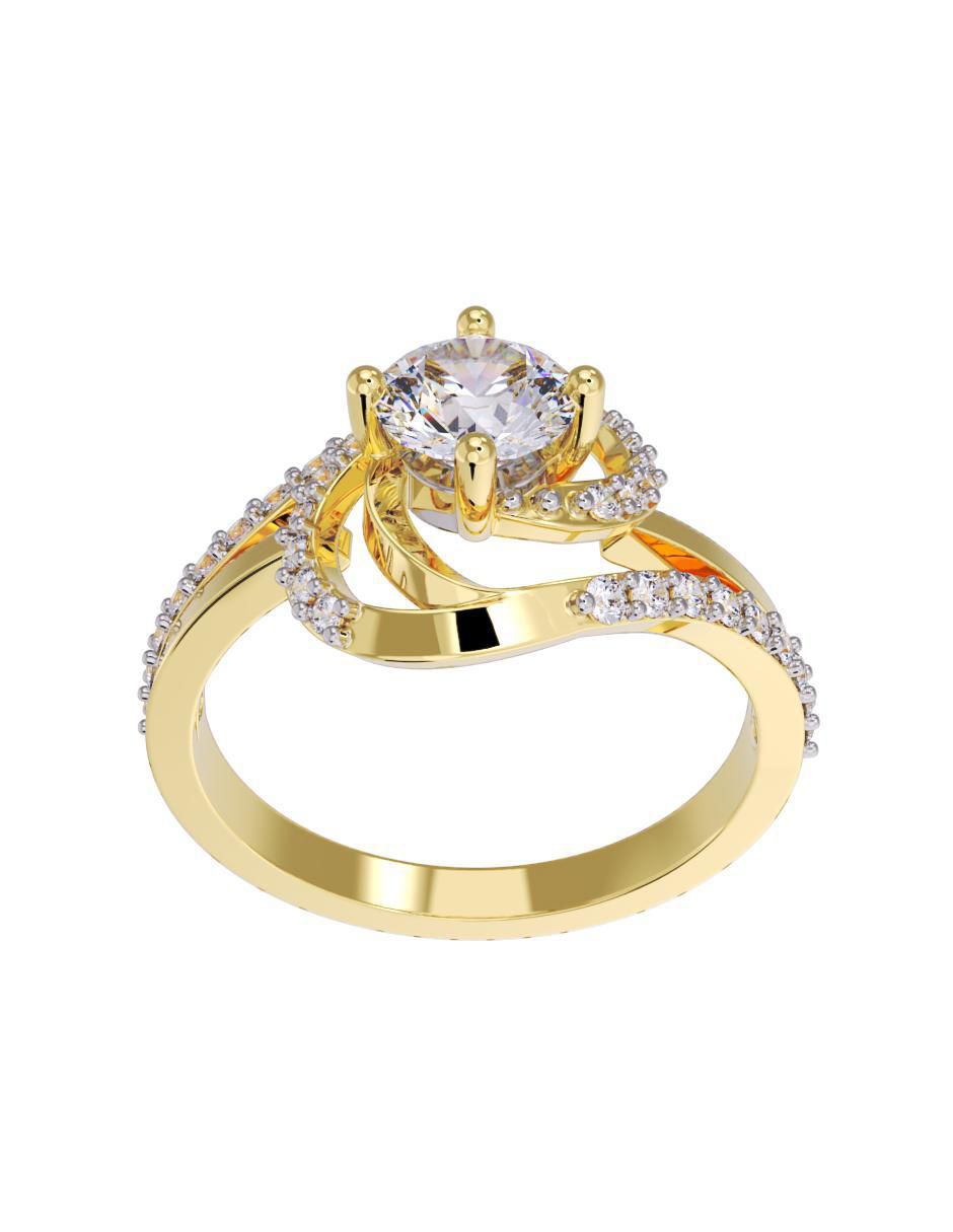 Anillo de compromiso 10 k 3