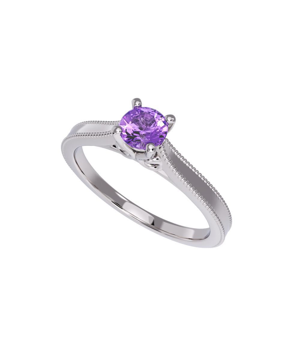Anillo de compromiso 14 k 4
