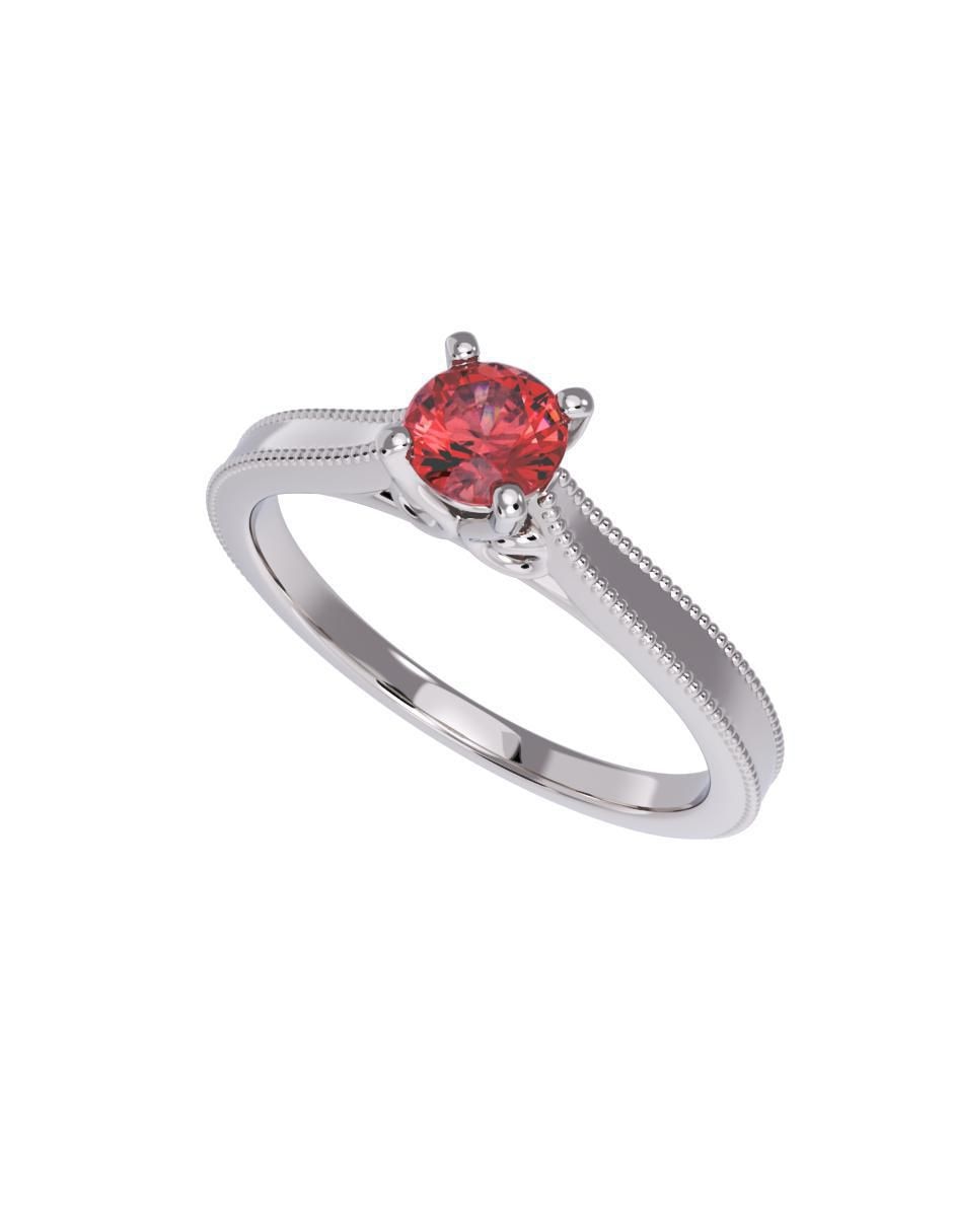 Anillo de compromiso 14 k 4