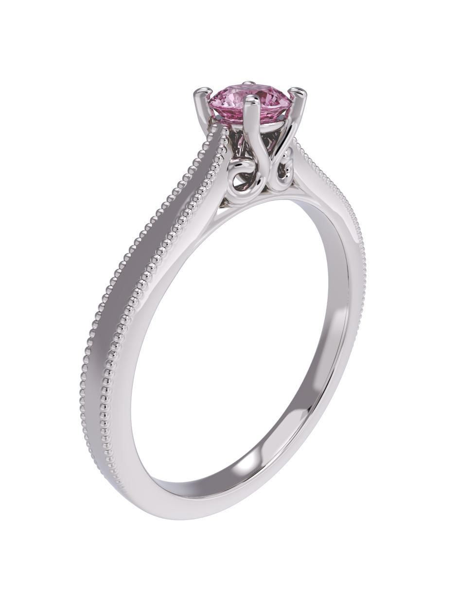 Anillo de compromiso 14 k 3
