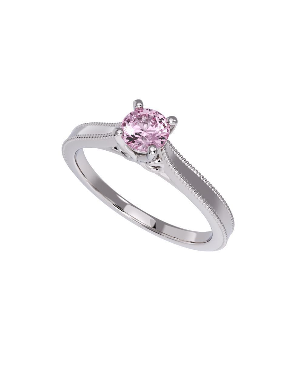 Anillo de compromiso 14 k 4