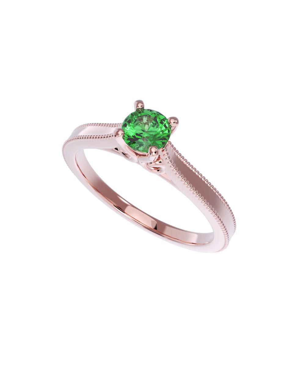 Anillo de compromiso 14 k 4