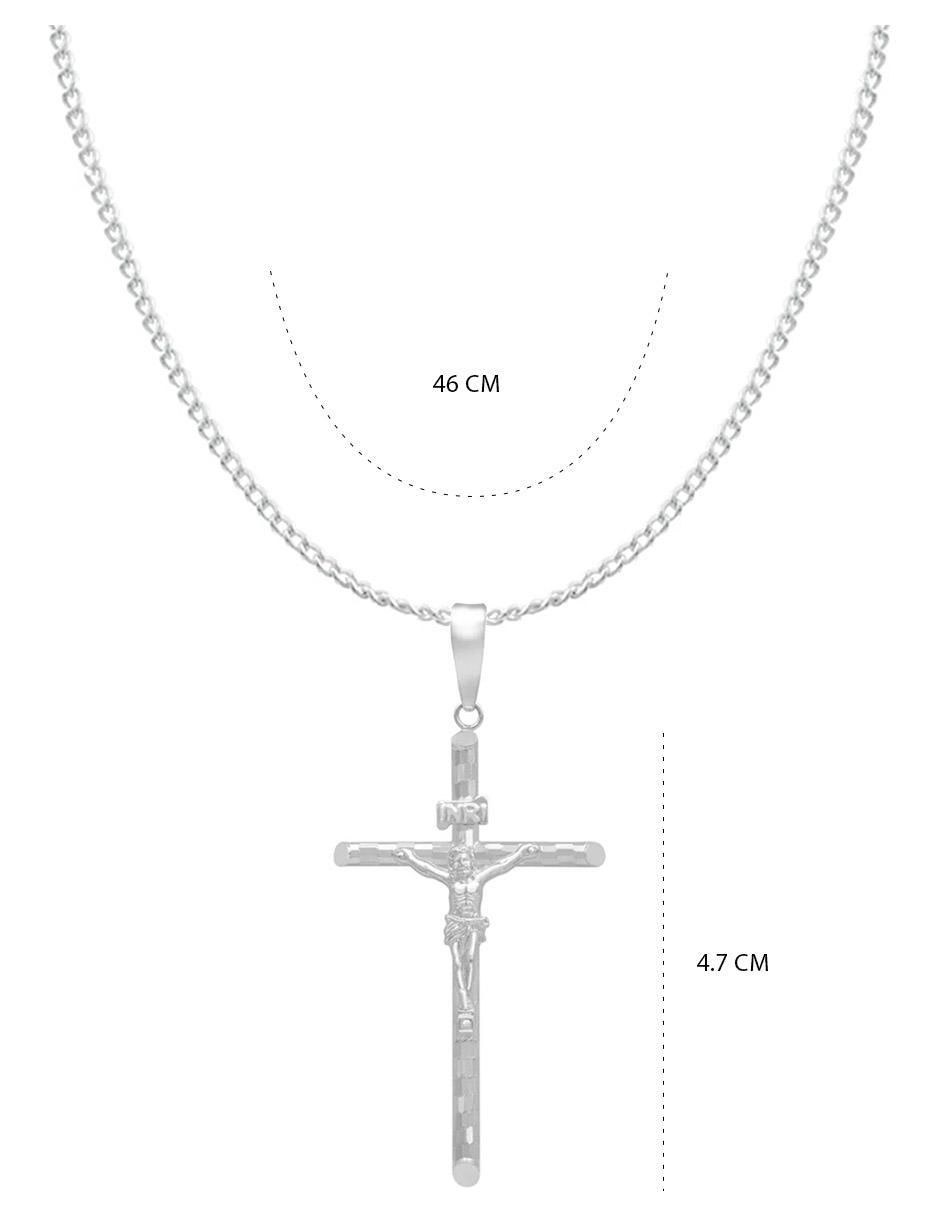 Collar cruz de plata P 925 7