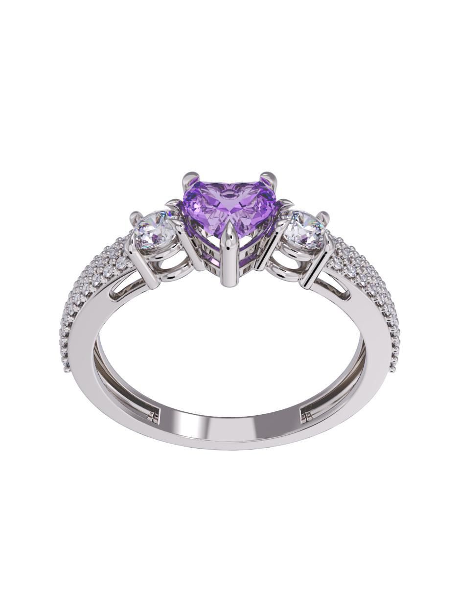 Anillo de compromiso 14 k 2