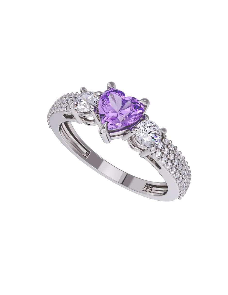 Anillo de compromiso 14 k 4