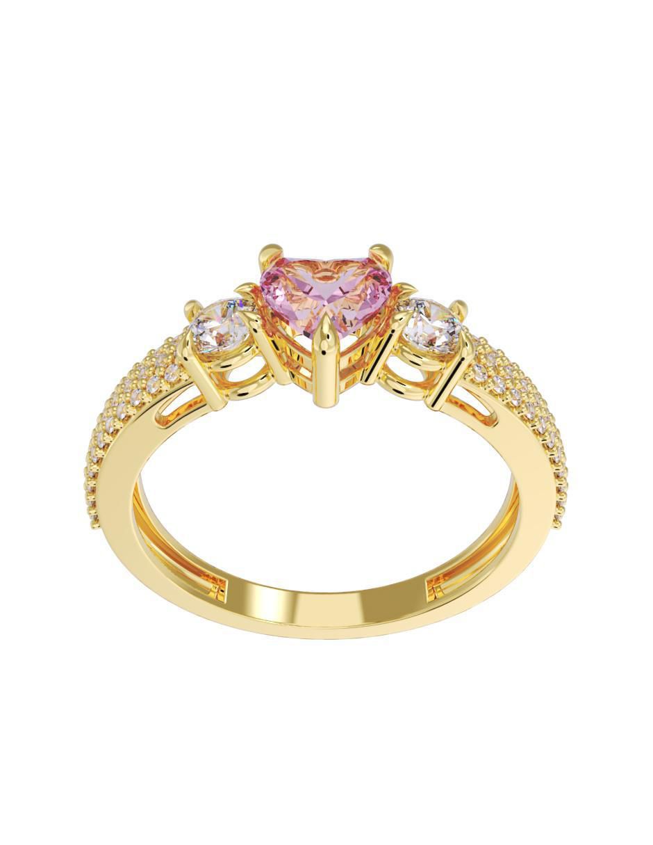 Anillo de compromiso 14 k 4