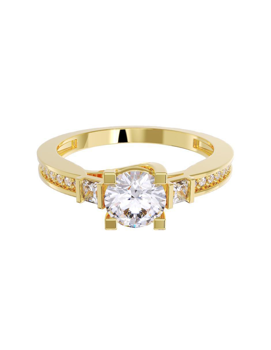 Anillo de compromiso 14 k Anillo de compromiso 14 k
