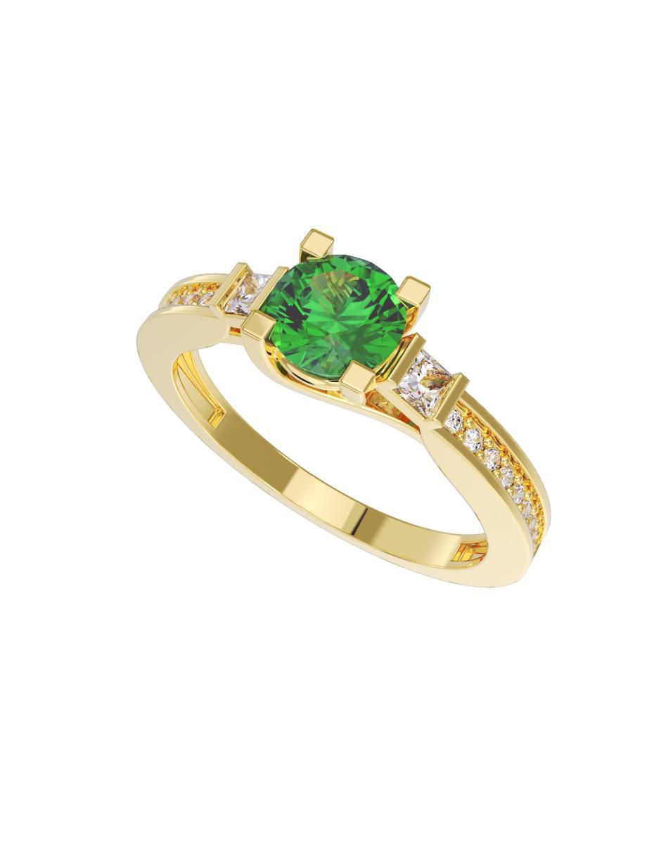 Anillo de compromiso 14 k 2