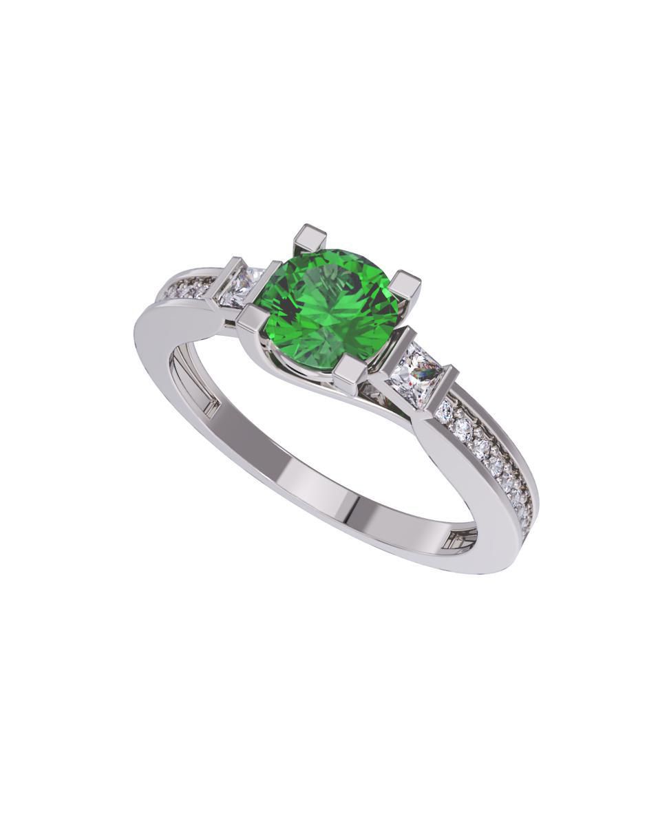 Anillo de compromiso 14 k 4