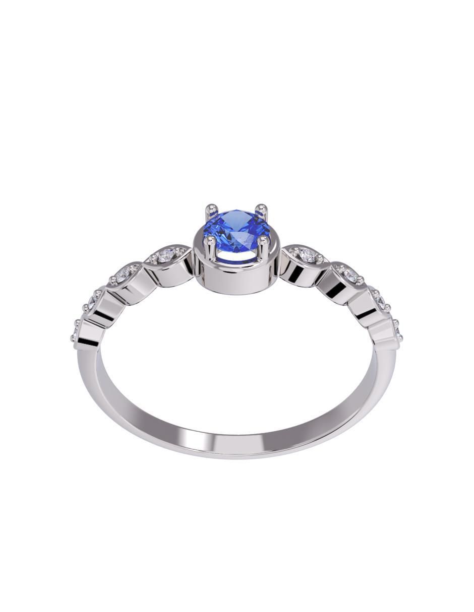 Anillo de compromiso 14 k 2